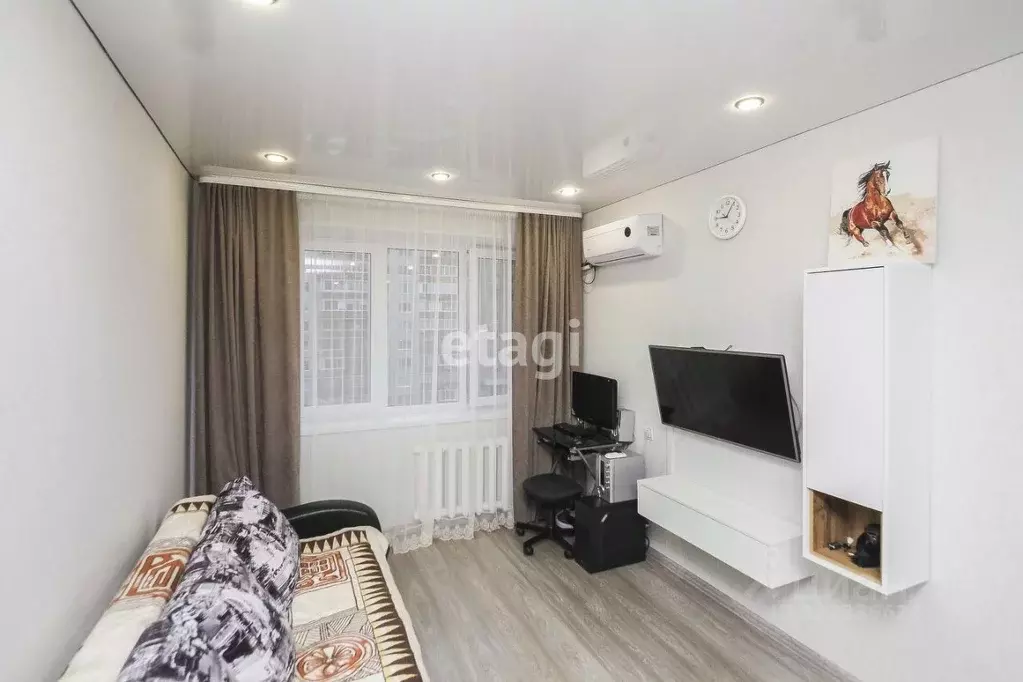 1-к кв. Тюменская область, Тюмень ул. Домостроителей, 16к3 (26.7 м) - Фото 1