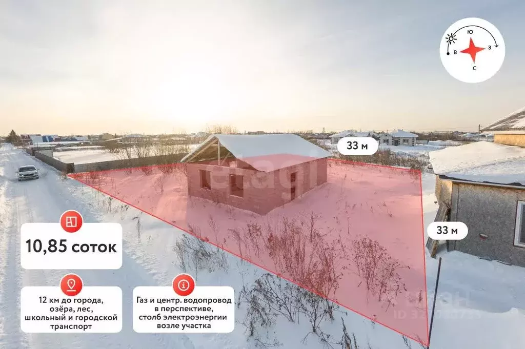 Участок в Тюменская область, Тюмень Царево садовое товарищество, 657 ... - Фото 1