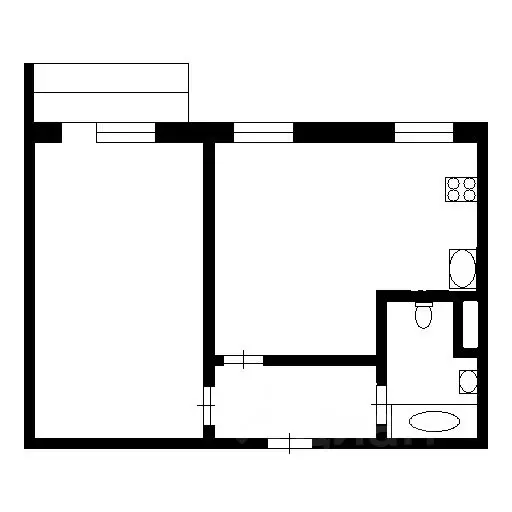 2-к кв. Санкт-Петербург Новолитовская ул., 9 (50.0 м) - Фото 1
