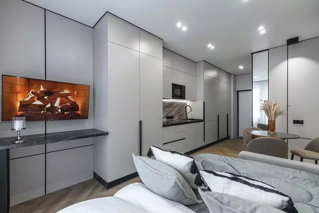 Студия Москва Новоостаповская ул., 20 (22.0 м) - Фото 1