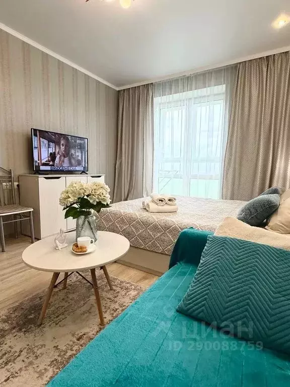 1-к кв. Калининградская область, Калининград ул. Старшины Дадаева, 68 ... - Фото 2