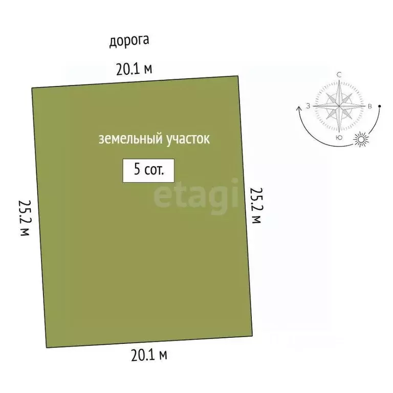 Участок в Тюменская область, Нижнетавдинский муниципальный округ, ... - Фото 2