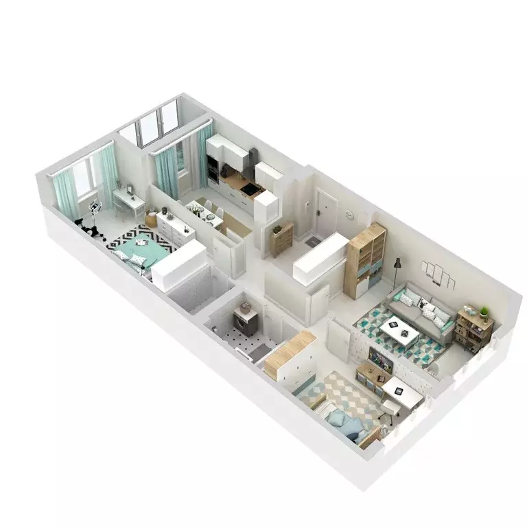 3-к кв. Свердловская область, Екатеринбург Широкая Речка мкр, Мохито ... - Фото 1