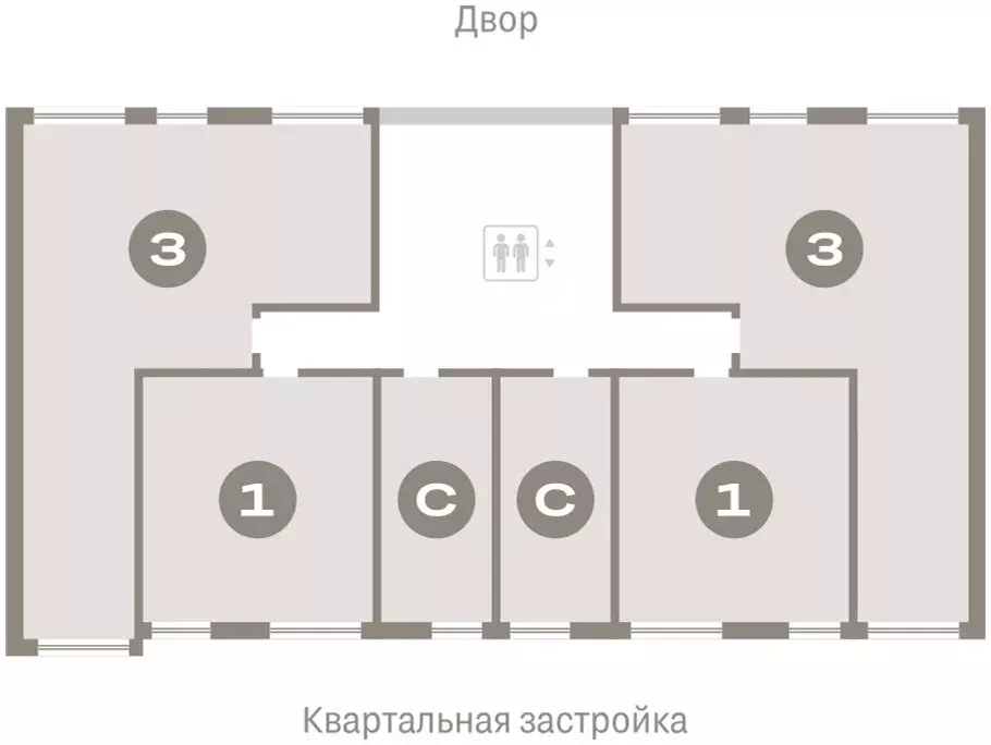 1-комнатная квартира: Тюмень, Мысовская улица, 26к1 (46.33 м) - Фото 1