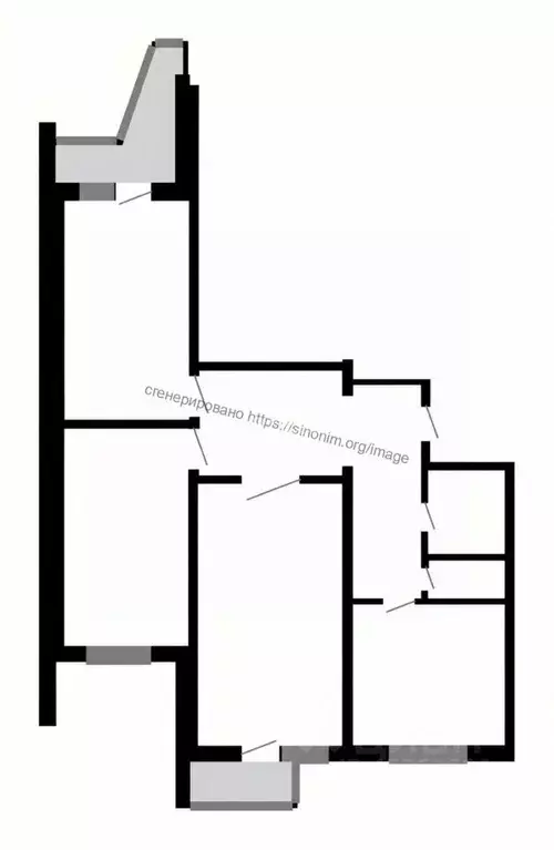 3-к кв. Москва ул. Академика Анохина, 12К1 (74.0 м) - Фото 2