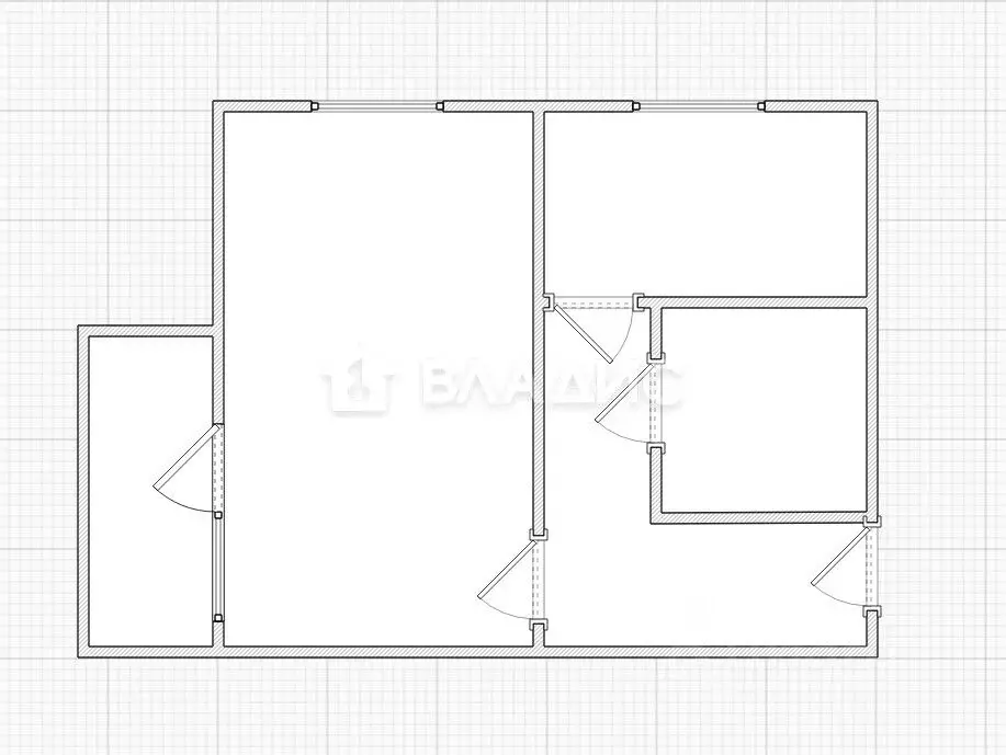 1-к кв. Пензенская область, Пенза ул. Бородина, 21 (34.7 м) - Фото 2
