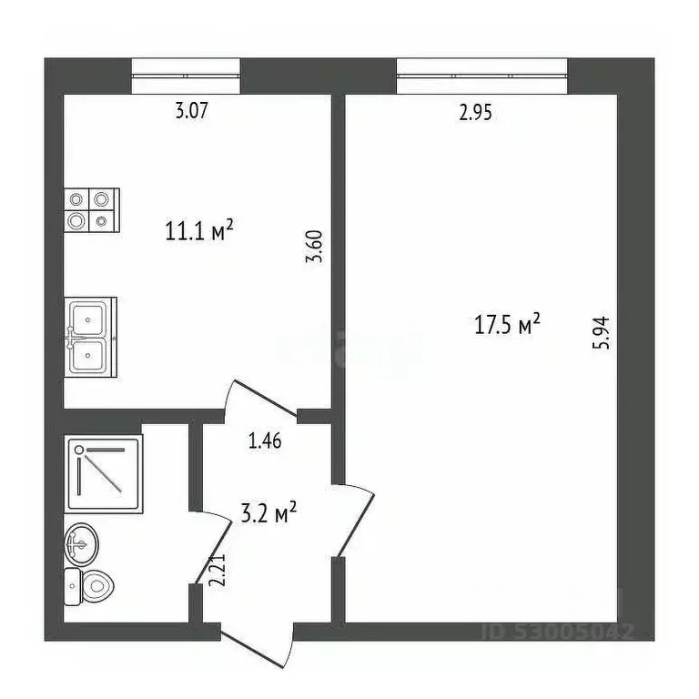 1-к кв. Забайкальский край, Чита ул. Строителей, 92 (35.0 м) - Фото 2