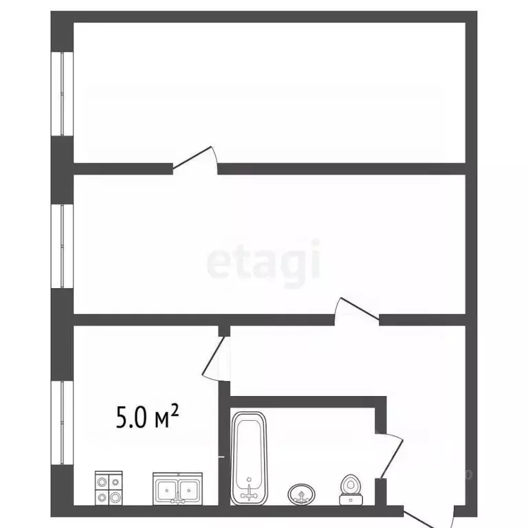 2-к кв. Ярославская область, Рыбинск ул. Академика Губкина, 40 (43.5 ... - Фото 1