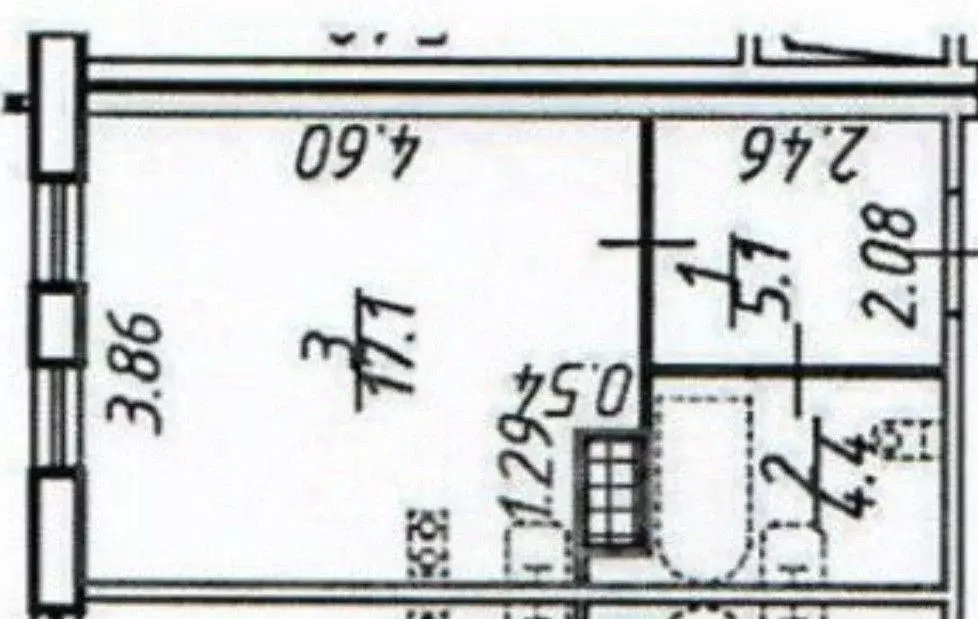 Студия Санкт-Петербург бул. Александра Грина, 1 (23.7 м) - Фото 2