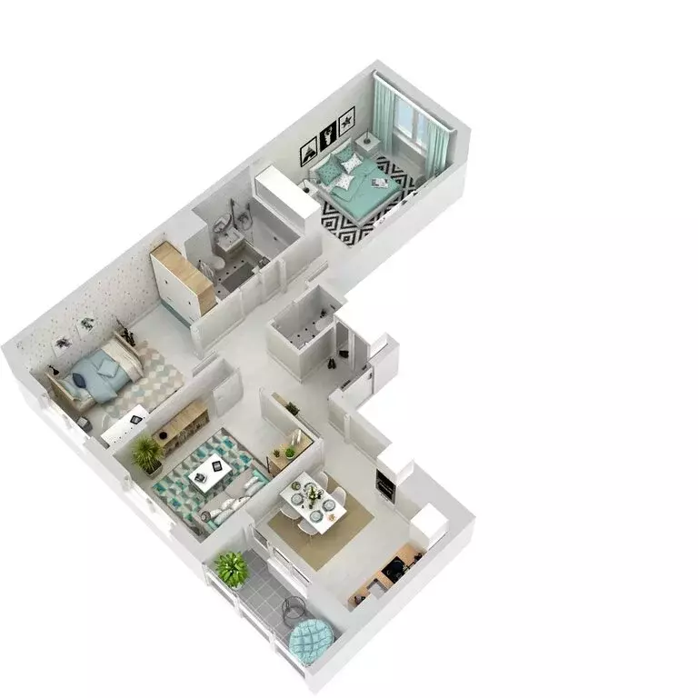 3-комнатная квартира: Ижевск, Воткинское шоссе, 83к1 (63 м) - Фото 2