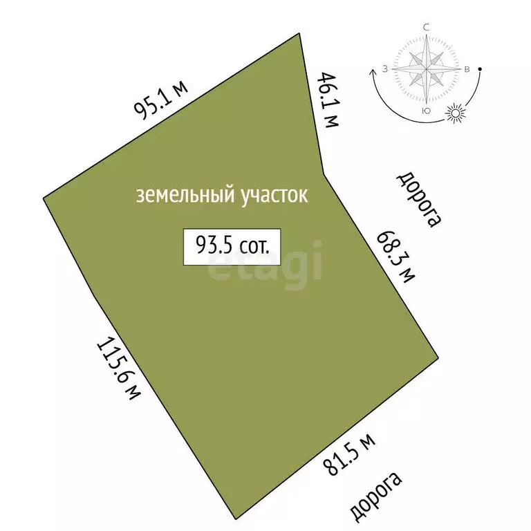 Участок в Тюменская область, Ялуторовский муниципальный округ, СОНТ ... - Фото 1