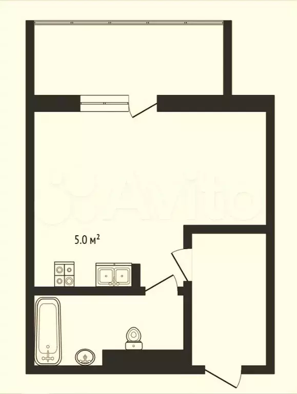 Квартира-студия, 29,1 м, 14/20 эт. - Фото 0