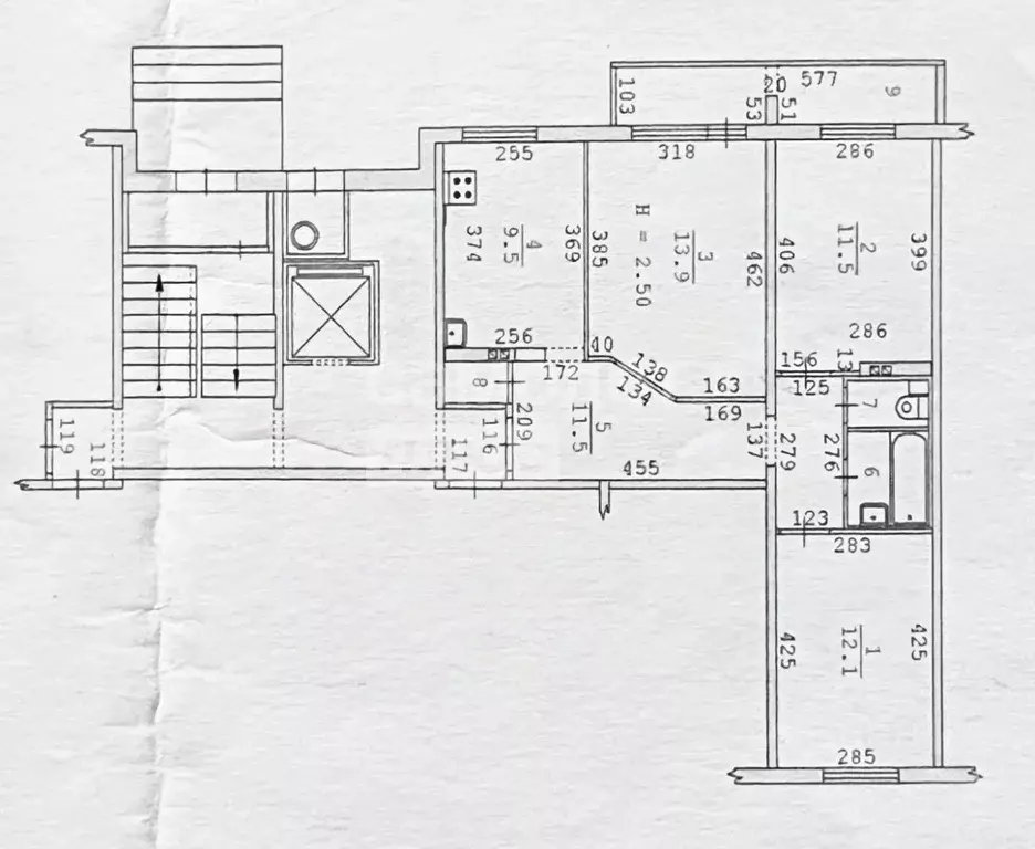 3-к кв. Свердловская область, Екатеринбург ул. Черепанова, 24 (63.2 м) - Фото 2