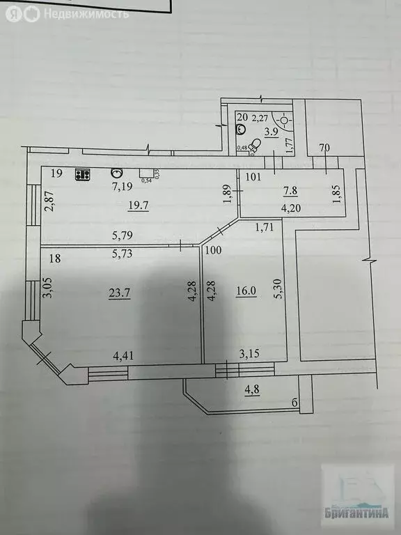 2-комнатная квартира: Самара, улица Санфировой, 99 (71.1 м) - Фото 1