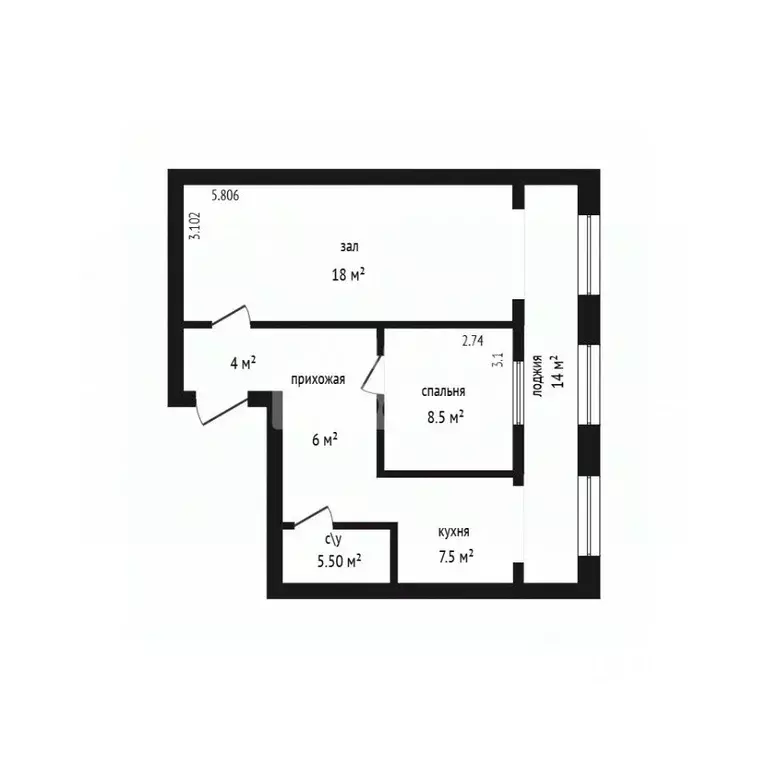 2-к кв. Дагестан, Дербент ул. Сальмана, 65Б (63.0 м) - Фото 2