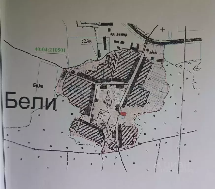 Участок в Калужская область, Дзержинский район, Старки с/пос, д. Бели  ... - Фото 2