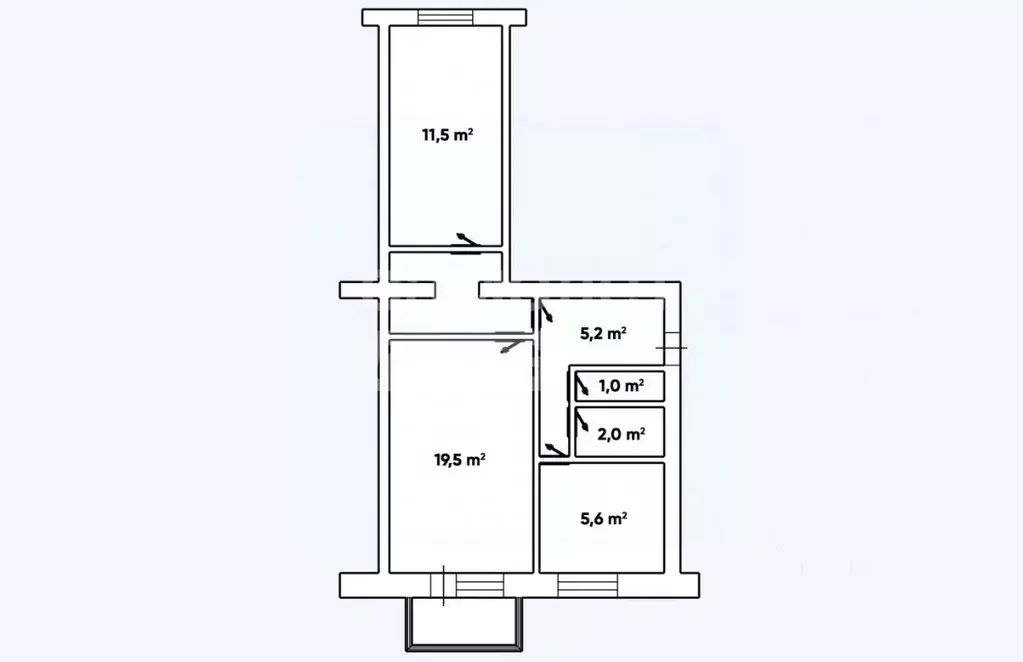 2-к кв. Севастополь ул. Красносельского, 5 (45.0 м) - Фото 2