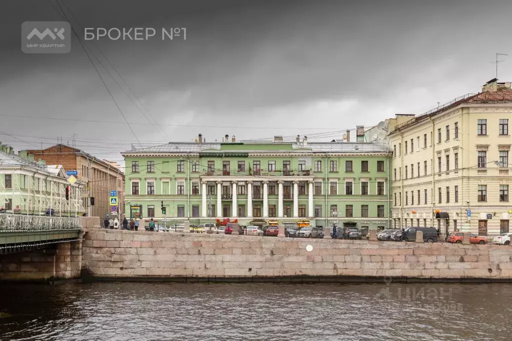 1-к кв. Санкт-Петербург наб. Реки Фонтанки, 79 (56.0 м) - Фото 2