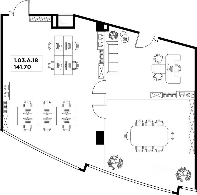 Офис в Москва ул. Маршала Прошлякова, 23 (142 м) - Фото 2