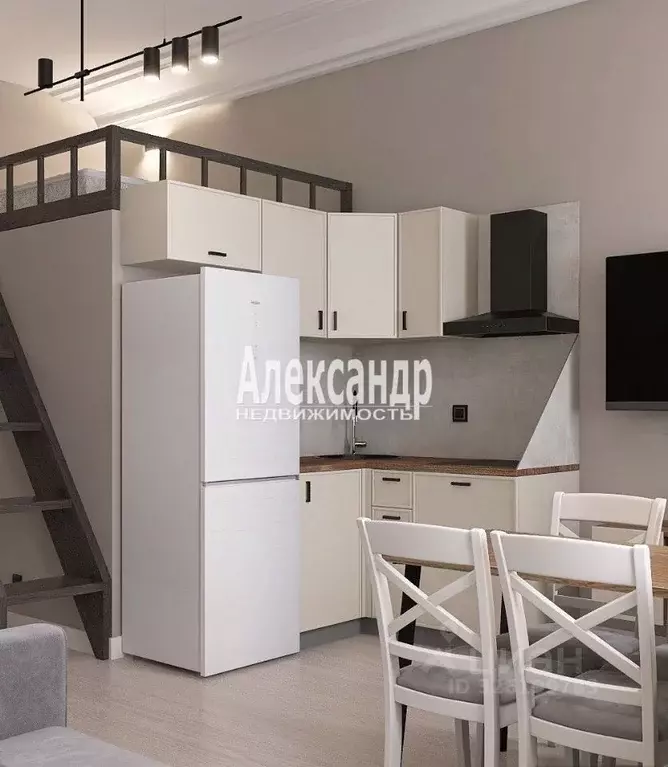 Студия Санкт-Петербург Кирилловская ул., 18 (30.0 м) - Фото 2