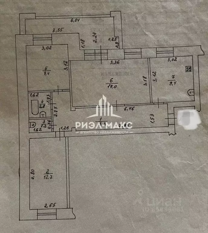 3-к кв. Брянская область, Брянск Унечская ул., 99 (70.0 м) - Фото 1