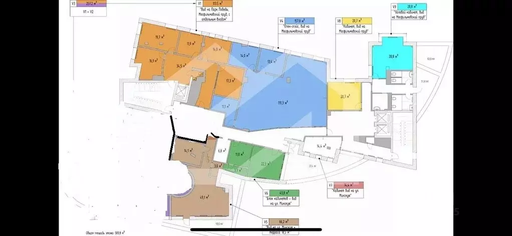 Помещение свободного назначения в Москва Минская ул., 2Гк1 (445 м) - Фото 2