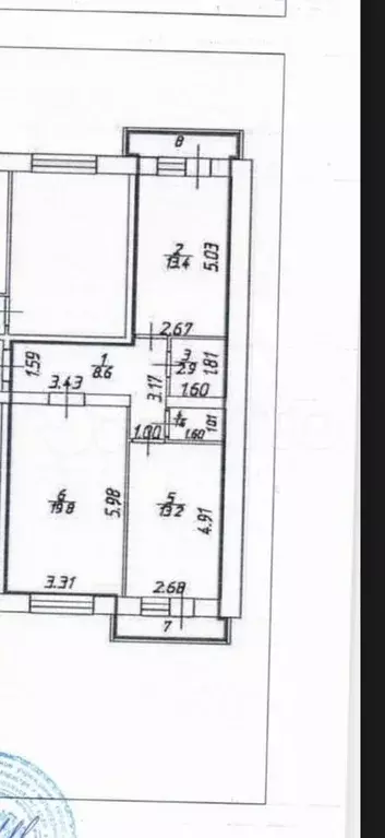 2-к. квартира, 65 м, 6/9 эт. - Фото 0