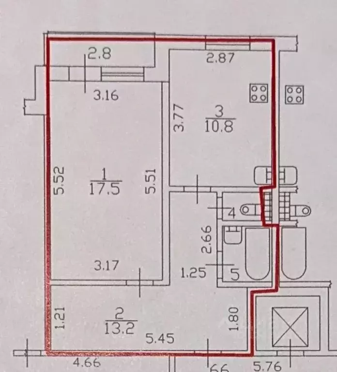 1-к кв. Санкт-Петербург ул. Лени Голикова, 47к3 (45.1 м) - Фото 1