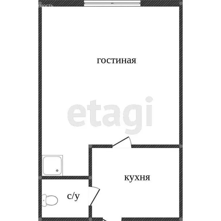 1-комнатная квартира: Кыштым, улица Юлии Ичевой, 150 (17 м) - Фото 1