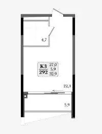 Свободной планировки кв. Крым, Алушта муниципальный округ, пос. ... - Фото 2