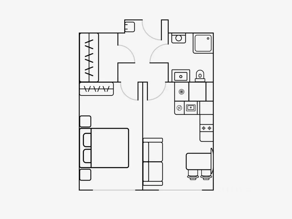 2-к кв. Москва Шелепихинская наб., 34к4 (42.0 м) - Фото 1