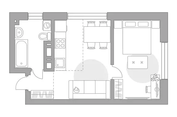 2-комнатная квартира: Уфа, жилой район Зелёная Роща, жилой комплекс ... - Фото 1