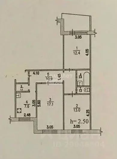 3-к кв. Хабаровский край, Хабаровский район, с. Бычиха Новая ул., 9 ... - Фото 2