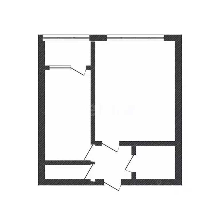 1-к кв. Курганская область, Курган ул. МАКСИМА ГОРЬКОГО, 188 (36.4 м) - Фото 2