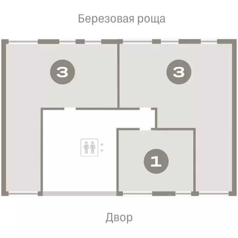 2-к кв. Ханты-Мансийский АО, Сургут 1-й мкр, Нефть жилой комплекс ... - Фото 1