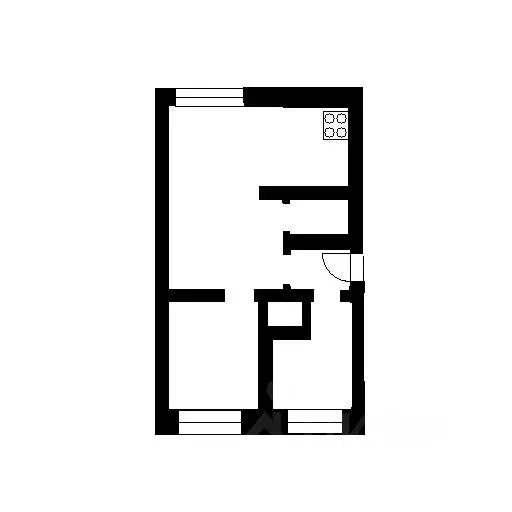 3-к кв. Санкт-Петербург Кубинская ул., 58 (41.6 м) - Фото 1