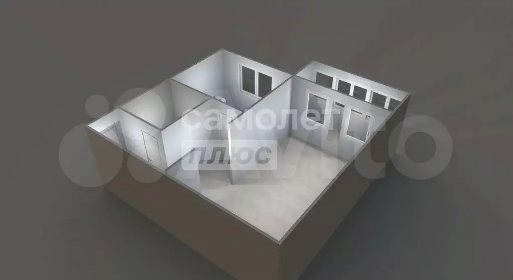 1-к. квартира, 30,8 м, 4/5 эт. - Фото 1