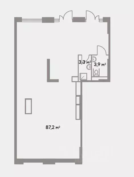 Торговая площадь в Москва пер. 1-й Котляковский, 4Б (114 м) - Фото 1