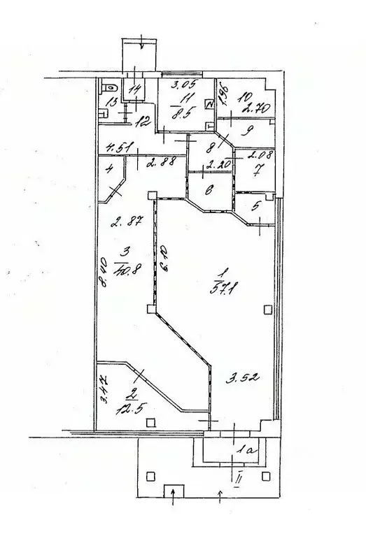 Помещение свободного назначения в Москва Зеленодольская ул., 24К2 (162 ... - Фото 2