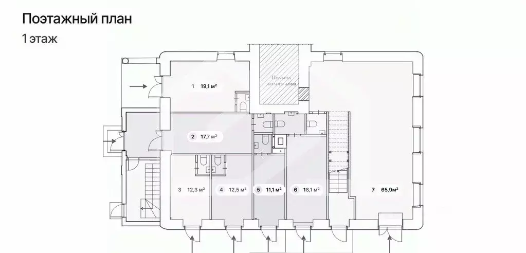 Помещение свободного назначения в Москва Бауманская ул., 33/2С3 (18 м) - Фото 2