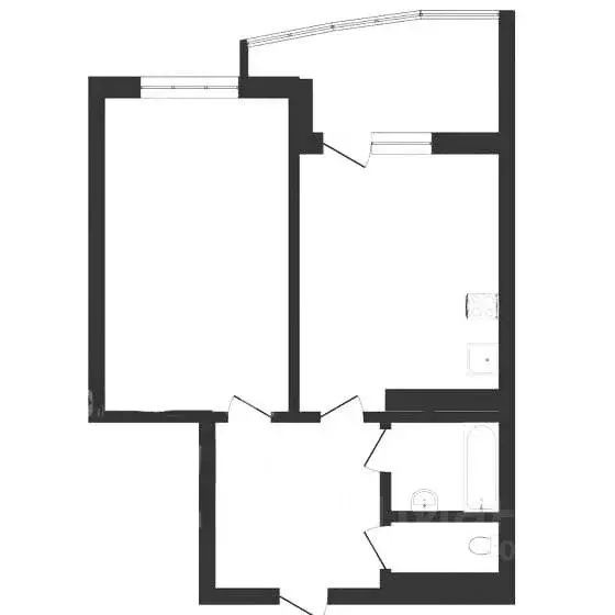 1-к кв. Тюменская область, Тюмень ул. Мельникайте, 2к4 (41.4 м) - Фото 2