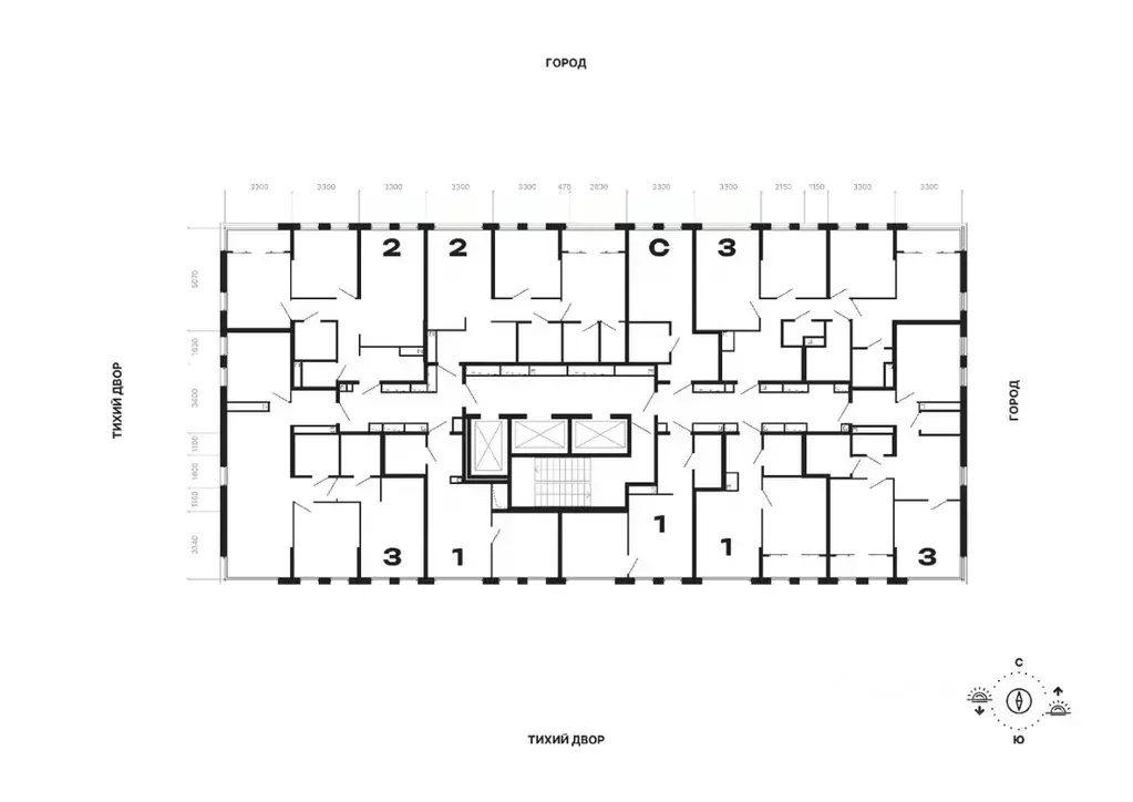 2-к кв. Свердловская область, Екатеринбург ДНК: Дом на Куйбышева жилой ... - Фото 1