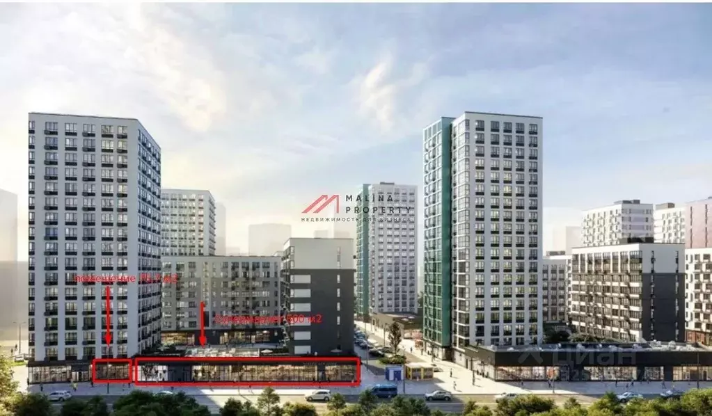 Торговая площадь в Москва Сосенское поселение, просп. Куприна, 7к3 (76 ... - Фото 0