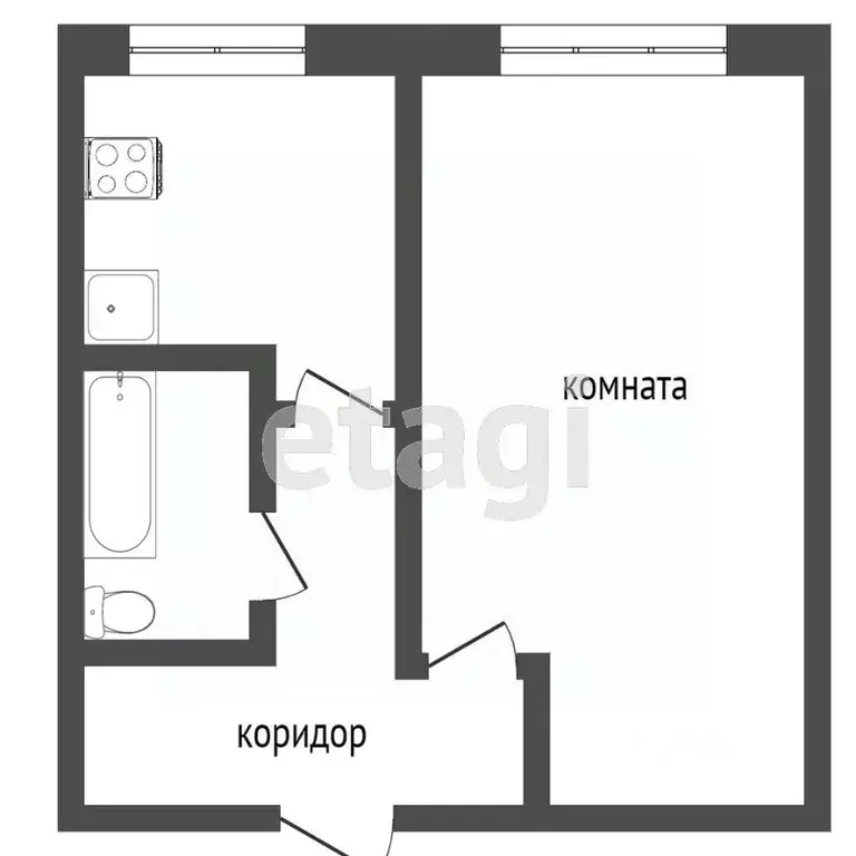 1-к кв. Камчатский край, Петропавловск-Камчатский ул. Никифора Бойко, ... - Фото 2