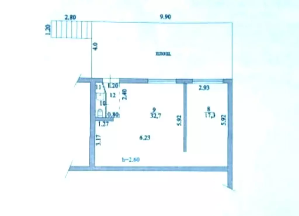 Помещение свободного назначения в Пензенская область, Пенза Ладожская ... - Фото 2
