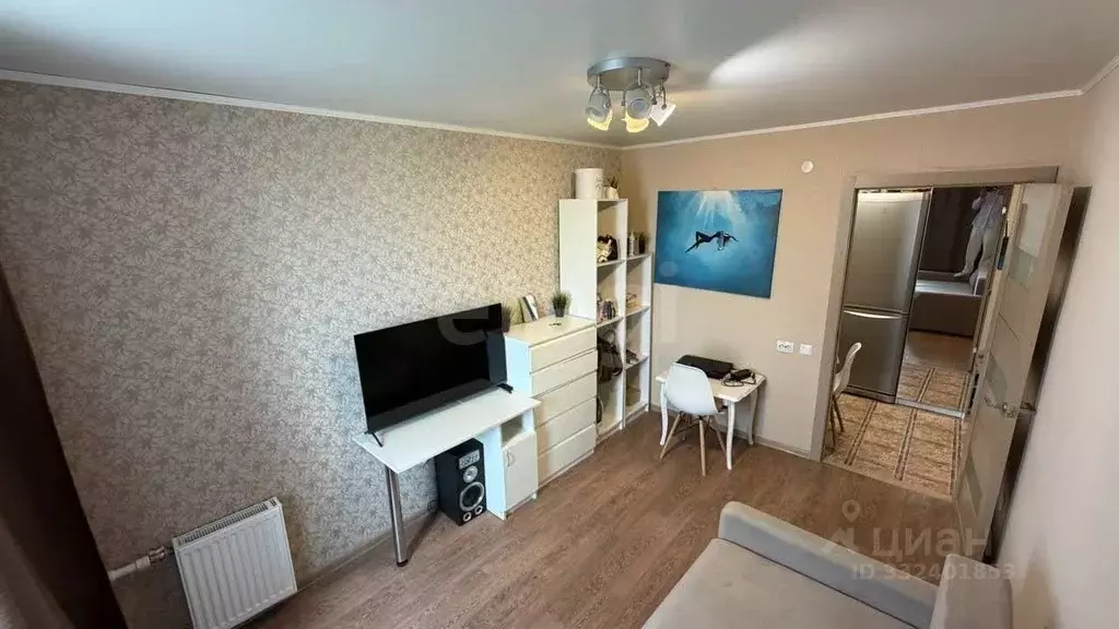 2-к кв. Татарстан, Казань ул. Мусина, 59в (34.9 м) - Фото 1