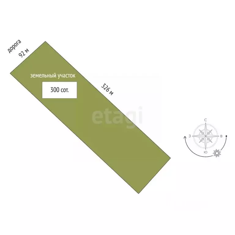 Участок в Татарстан, Елабужский район, Поспеловское с/пос, с. Мальцево ... - Фото 2