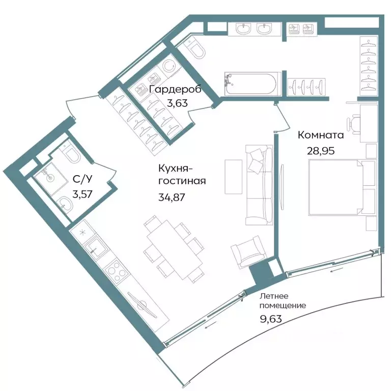 2-к кв. Крым, Саки ул. Морская (80.65 м) - Фото 0