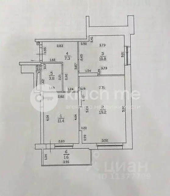 2-к кв. Татарстан, Казань ул. Братьев Батталовых, 20к1 (52.5 м) - Фото 2