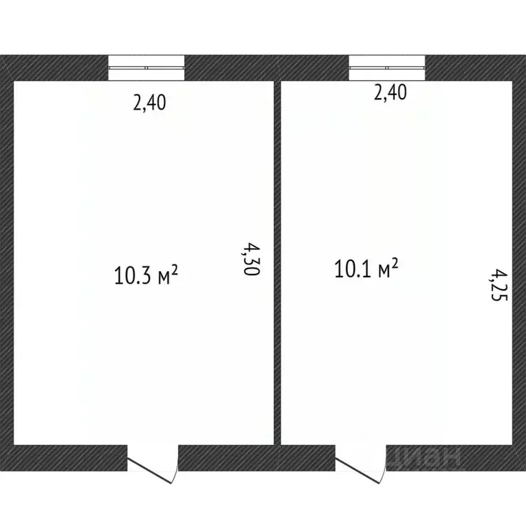Комната Белгородская область, Белгород ул. Горького, 78 (19.8 м) - Фото 1